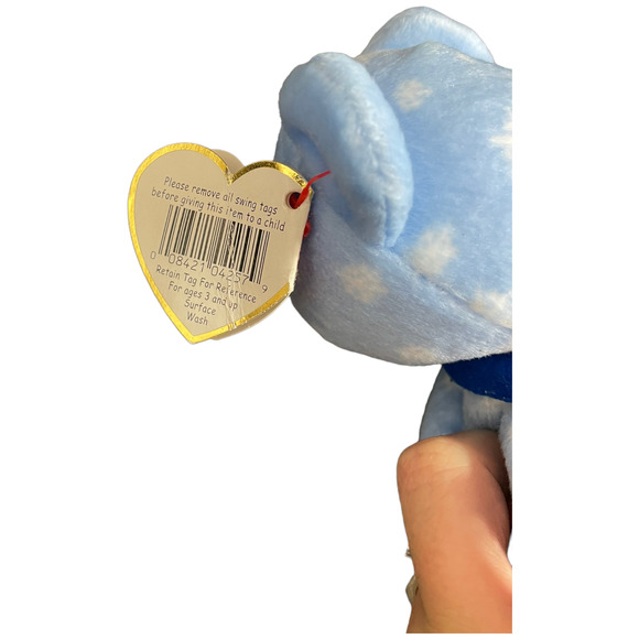 1999 HOLIDAY TEDDY Bear TY BEANIE BABY With Errors! - Picture 5 of 7